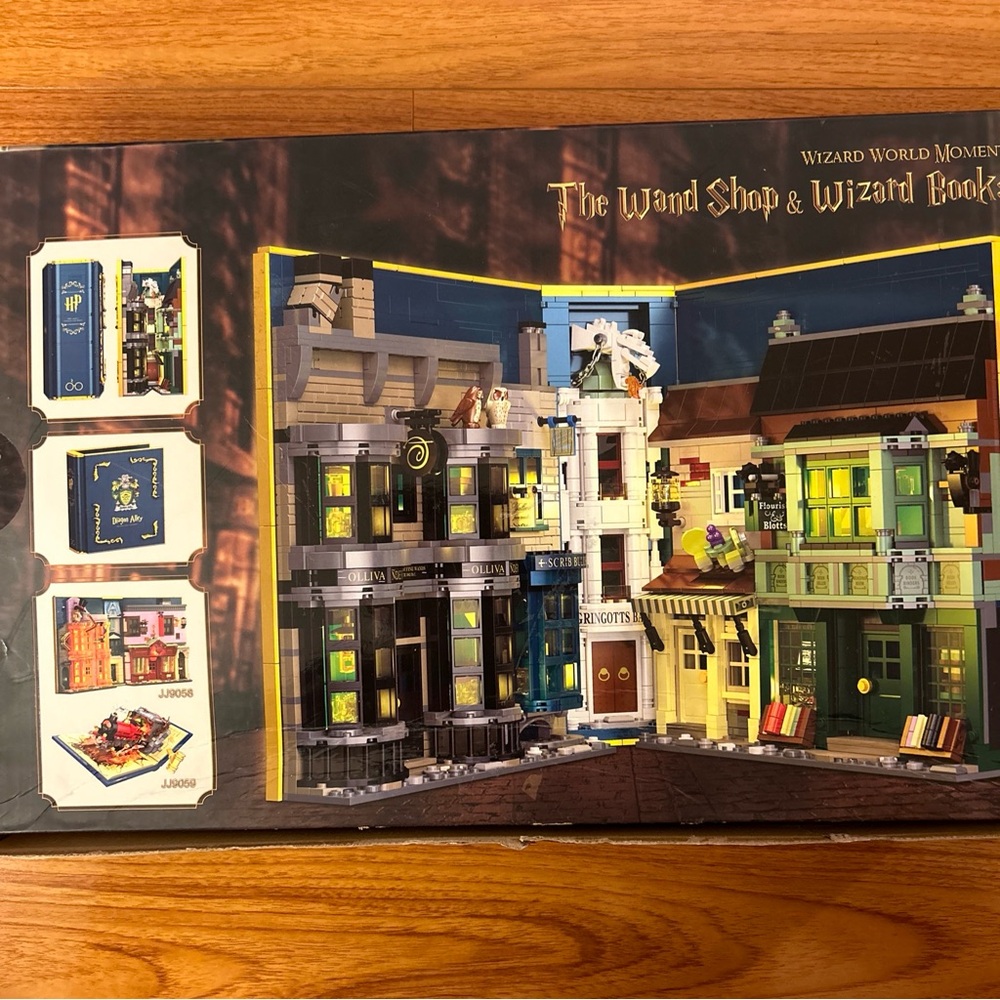 JIESTAR Building Blocks JJ9058 The Magical Shop & Books DIY toy 1976 pcs
